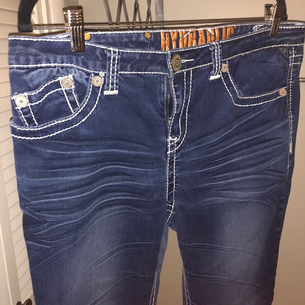 HYDRAOLIC Dark Denim Jegging Mid-Rise